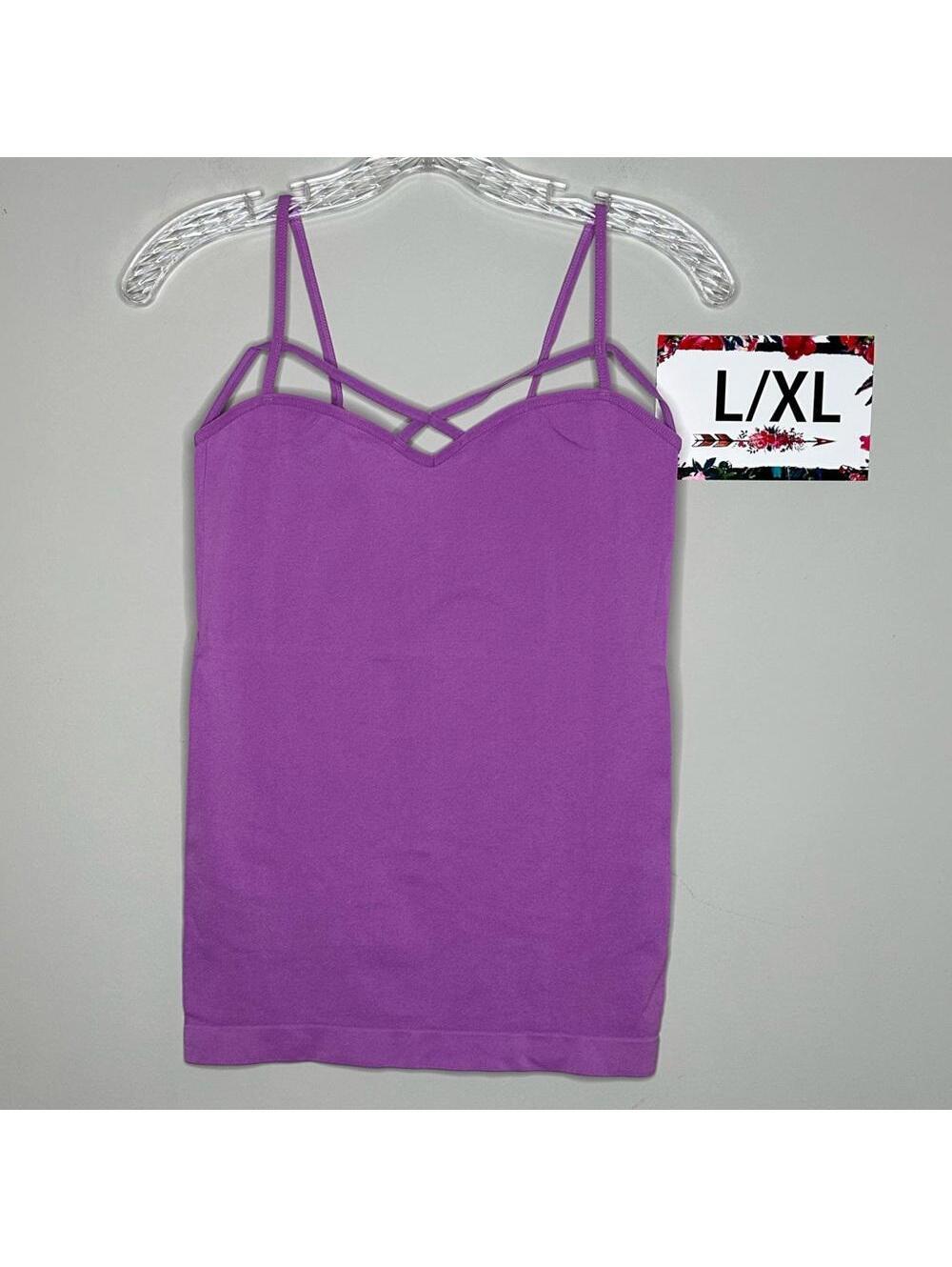 Purple L/XL Zenana Outfitters cage tank Large/ X-Large